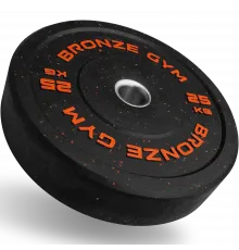 Диск бамперный BRONZE GYM 25 кг