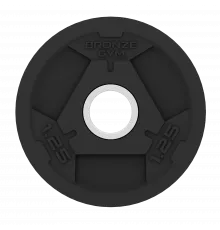 Диск олимпийский BRONZE GYM обрезиненный 1,25 кг
